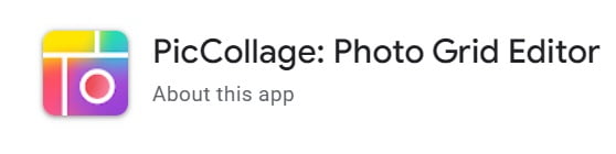 Piccollage photo grid editor app free