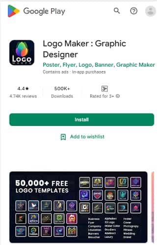 logo designer app for Android