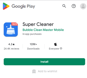 Super cleaner mobile cleaner software