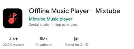 Mixtube music player app download