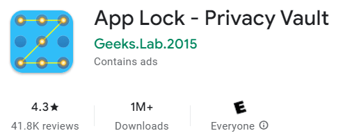 App lock - privacy vault